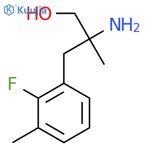 2-amino-3-(2-fluoro-3-methylphenyl)-2-methylpropan-1-ol structure