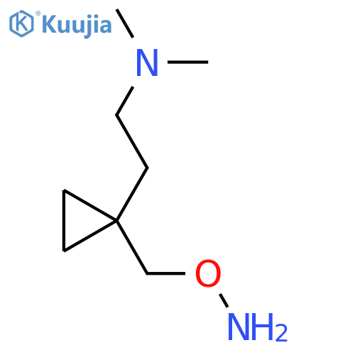 (2-{1-(aminooxy)methylcyclopropyl}ethyl)dimethylamine structure