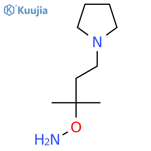 O-2-methyl-4-(pyrrolidin-1-yl)butan-2-ylhydroxylamine structure
