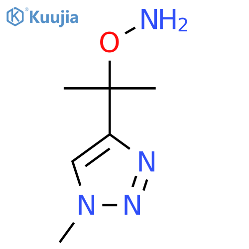 O-2-(1-methyl-1H-1,2,3-triazol-4-yl)propan-2-ylhydroxylamine structure