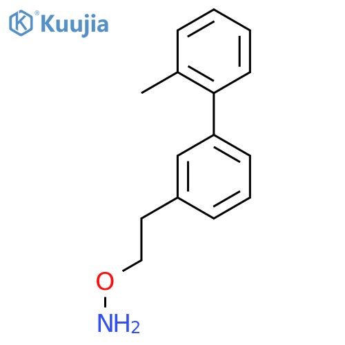 O-{2-3-(2-methylphenyl)phenylethyl}hydroxylamine structure