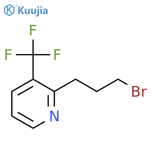 2-(3-bromopropyl)-3-(trifluoromethyl)pyridine structure