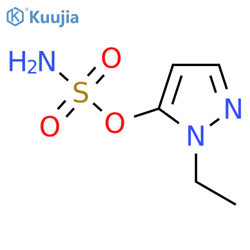 1-ethyl-1H-pyrazol-5-yl sulfamate structure