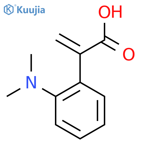 2-2-(dimethylamino)phenylprop-2-enoic acid structure