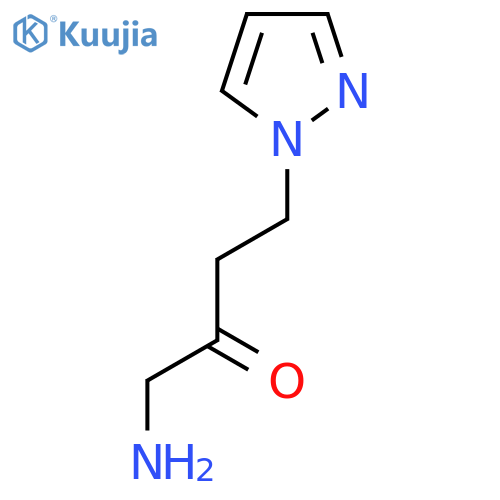 1-amino-4-(1H-pyrazol-1-yl)butan-2-one structure