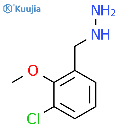 (3-chloro-2-methoxyphenyl)methylhydrazine structure