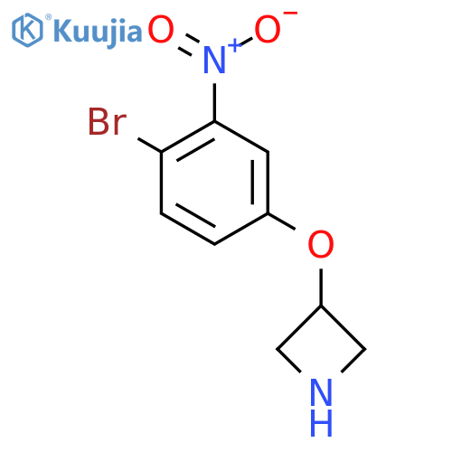 3-(4-bromo-3-nitrophenoxy)azetidine structure