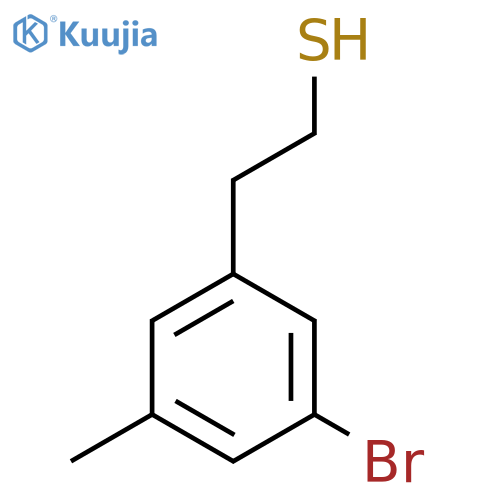 2-(3-bromo-5-methylphenyl)ethane-1-thiol structure