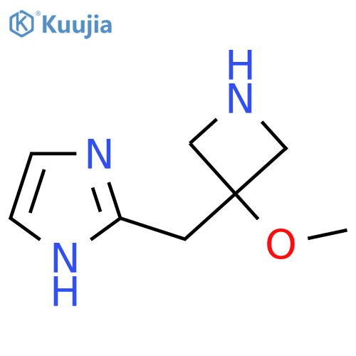 2-(3-methoxyazetidin-3-yl)methyl-1H-imidazole structure