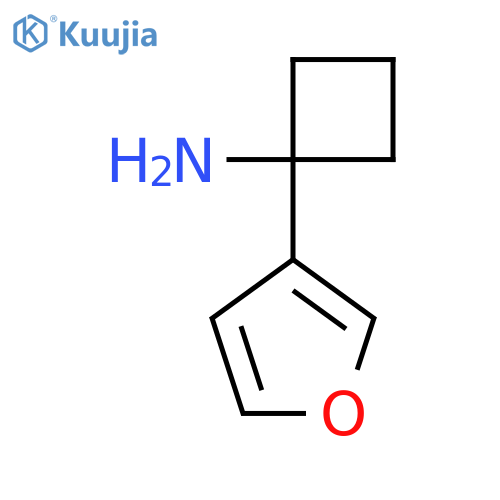 1-(furan-3-yl)cyclobutan-1-amine structure