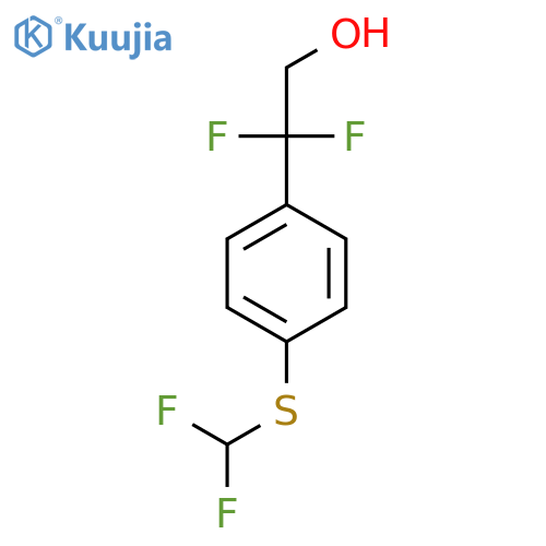 2-{4-(difluoromethyl)sulfanylphenyl}-2,2-difluoroethan-1-ol structure