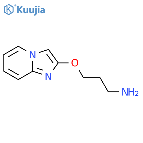 3-{imidazo1,2-apyridin-2-yloxy}propan-1-amine structure
