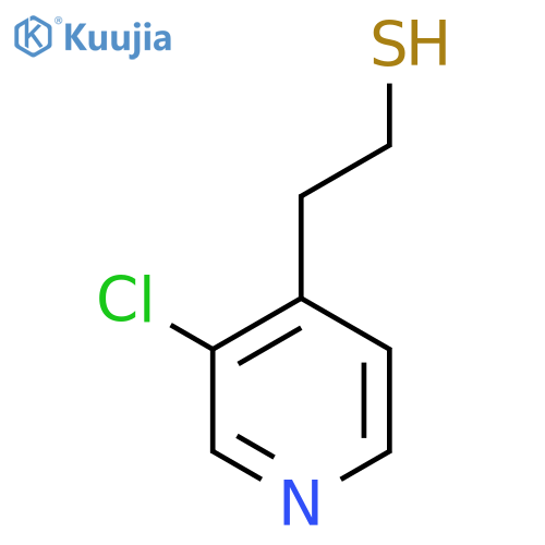 2-(3-chloropyridin-4-yl)ethane-1-thiol structure