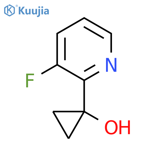 1-(3-fluoropyridin-2-yl)cyclopropan-1-ol structure