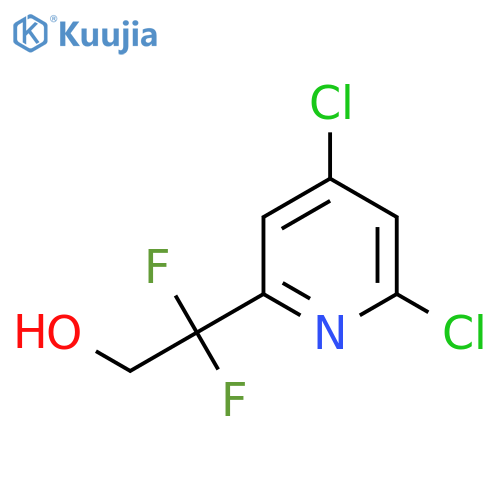 2-(4,6-Dichloropyridin-2-yl)-2,2-difluoroethan-1-ol structure