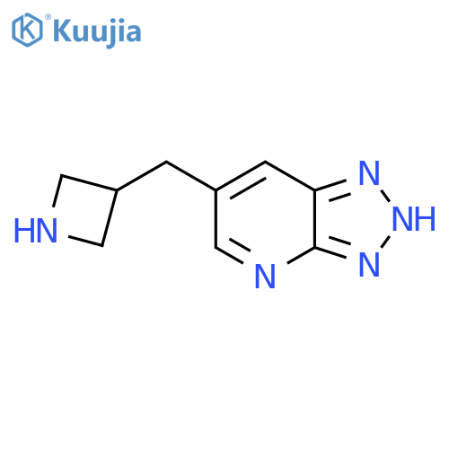 3-({3H-1,2,3triazolo4,5-bpyridin-6-yl}methyl)azetidine structure