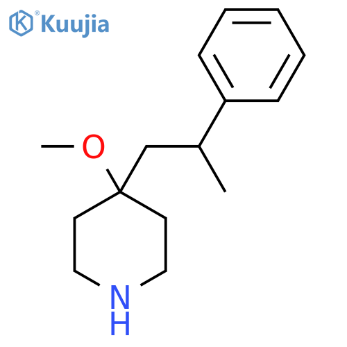 4-methoxy-4-(2-phenylpropyl)piperidine structure