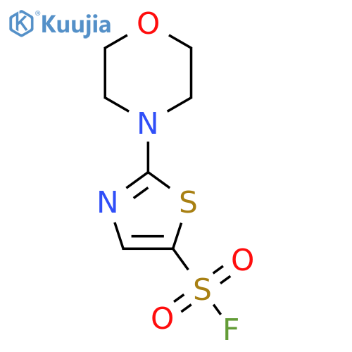 2-(morpholin-4-yl)-1,3-thiazole-5-sulfonyl fluoride structure