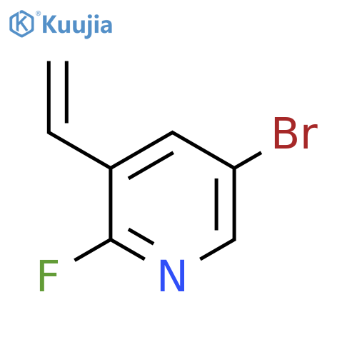 5-bromo-3-ethenyl-2-fluoropyridine structure