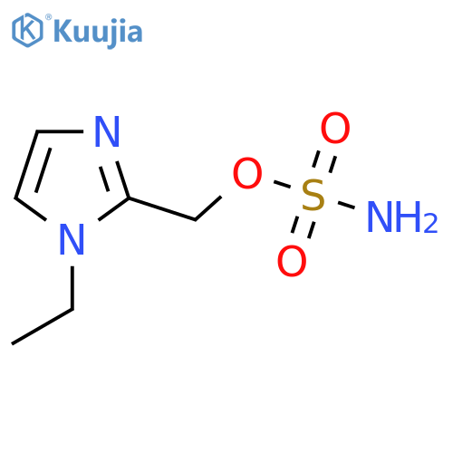 (1-ethyl-1H-imidazol-2-yl)methyl sulfamate structure