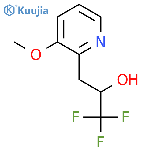 1,1,1-trifluoro-3-(3-methoxypyridin-2-yl)propan-2-ol structure