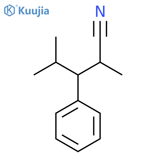 2,4-Dimethyl-3-phenylpentanenitrile structure
