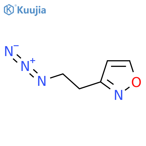 3-(2-azidoethyl)-1,2-oxazole structure