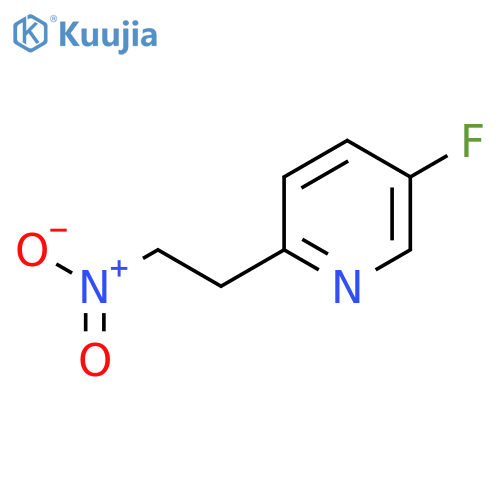 5-fluoro-2-(2-nitroethyl)pyridine structure