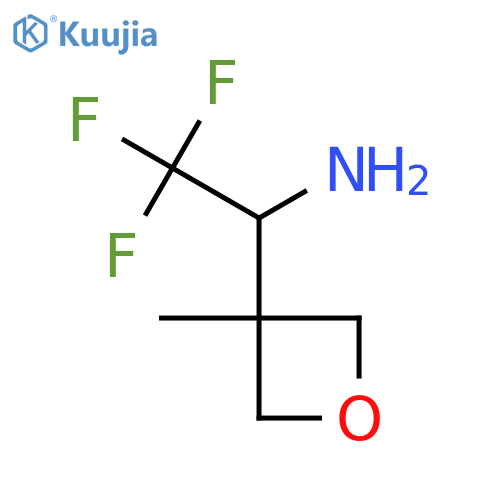 2,2,2-trifluoro-1-(3-methyloxetan-3-yl)ethan-1-amine structure