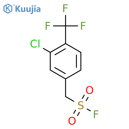 3-chloro-4-(trifluoromethyl)phenylmethanesulfonyl fluoride structure
