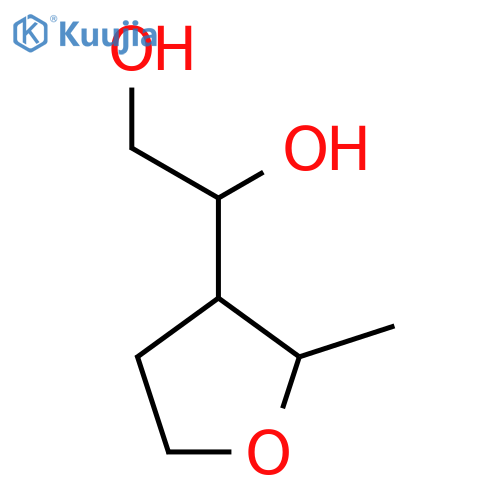 1-(2-Methyloxolan-3-yl)ethane-1,2-diol structure