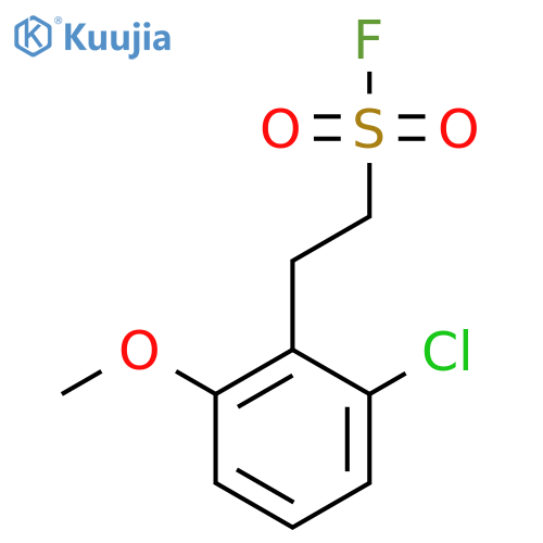 2-(2-chloro-6-methoxyphenyl)ethane-1-sulfonyl fluoride structure