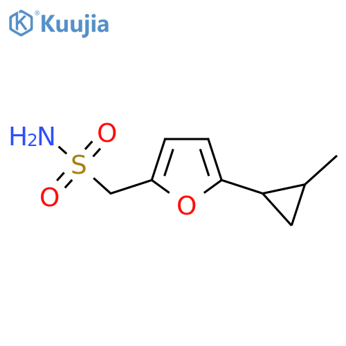 5-(2-methylcyclopropyl)furan-2-ylmethanesulfonamide structure