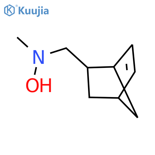 N-({bicyclo2.2.1hept-5-en-2-yl}methyl)-N-methylhydroxylamine structure