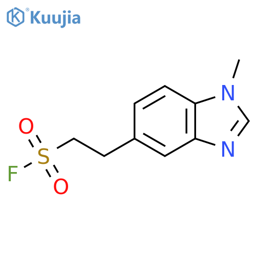 2-(1-methyl-1H-1,3-benzodiazol-5-yl)ethane-1-sulfonyl fluoride structure