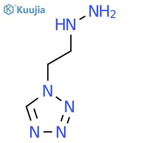 1-(2-hydrazinylethyl)-1H-1,2,3,4-tetrazole structure