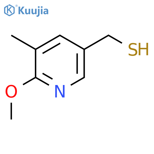 (6-methoxy-5-methylpyridin-3-yl)methanethiol structure