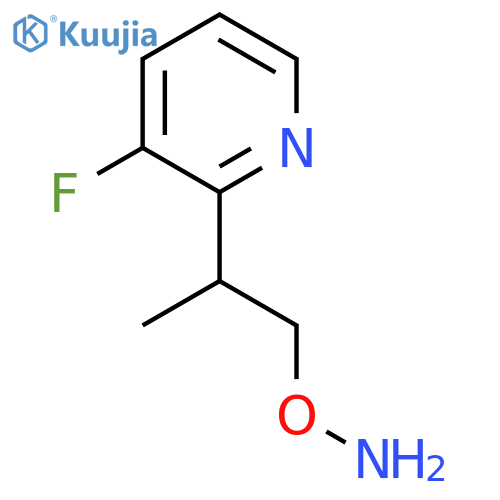 O-2-(3-fluoropyridin-2-yl)propylhydroxylamine structure