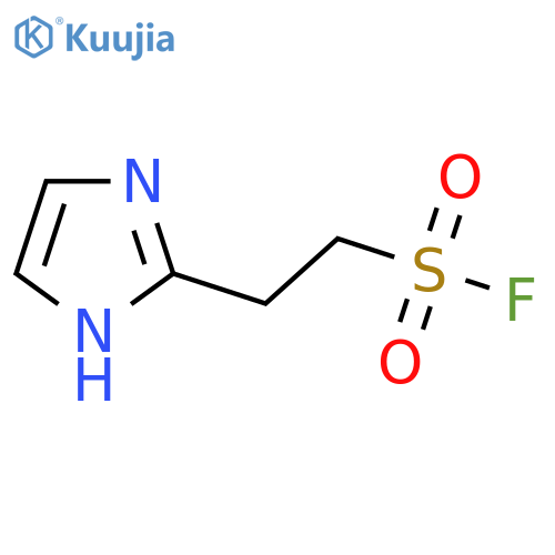 2-(1H-imidazol-2-yl)ethane-1-sulfonyl fluoride structure