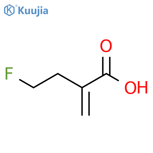 4-fluoro-2-methylidenebutanoic acid structure