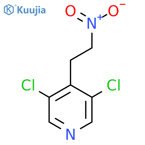 3,5-dichloro-4-(2-nitroethyl)pyridine structure
