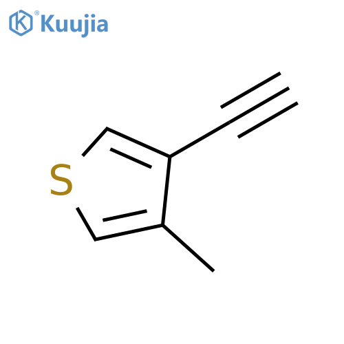 3-ethynyl-4-methylthiophene structure