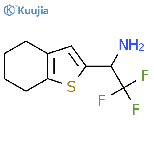 2,2,2-trifluoro-1-(4,5,6,7-tetrahydro-1-benzothiophen-2-yl)ethan-1-amine structure