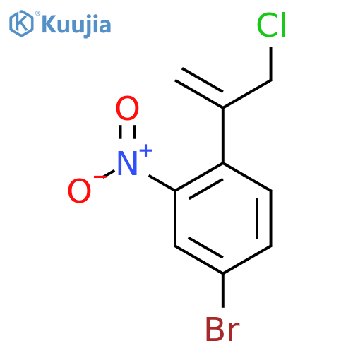 4-bromo-1-(3-chloroprop-1-en-2-yl)-2-nitrobenzene structure