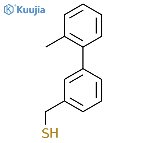 3-(2-methylphenyl)phenylmethanethiol structure