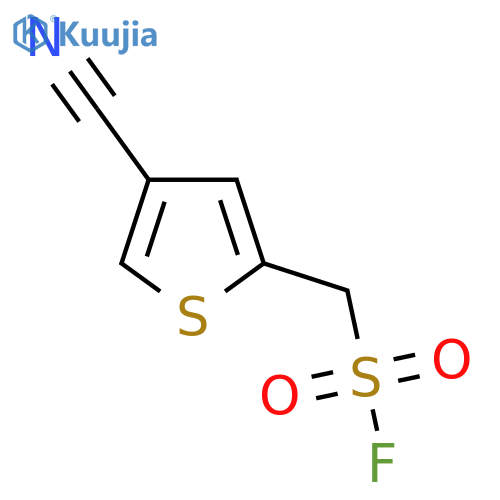 (4-cyanothiophen-2-yl)methanesulfonyl fluoride structure