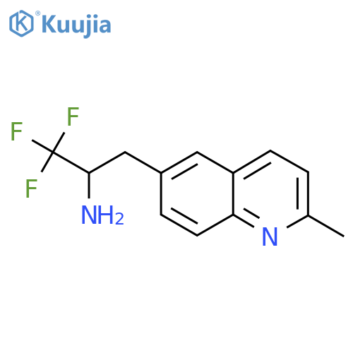 1,1,1-trifluoro-3-(2-methylquinolin-6-yl)propan-2-amine structure