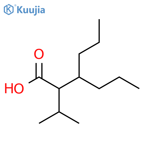2-(propan-2-yl)-3-propylhexanoic acid structure
