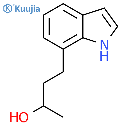 4-(1H-indol-7-yl)butan-2-ol structure