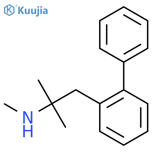 methyl2-methyl-1-(2-phenylphenyl)propan-2-ylamine structure